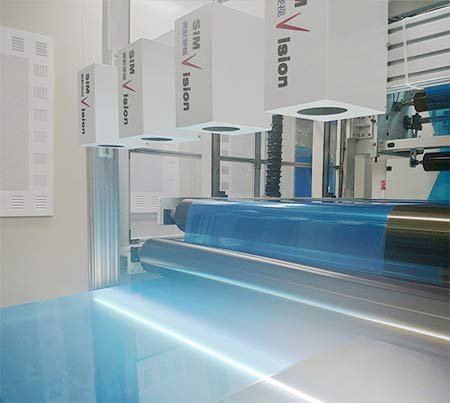 薄膜表面瑕疵檢測設備						